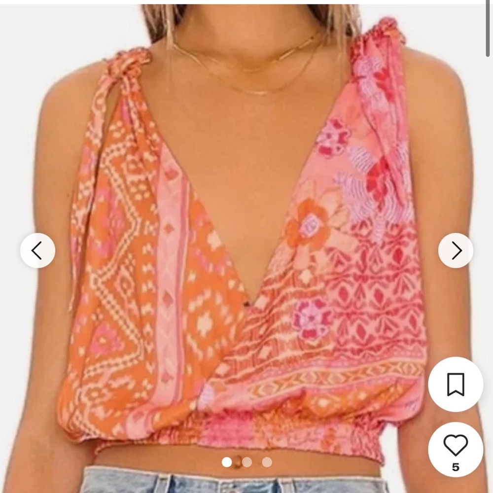 Free people hook colorful top